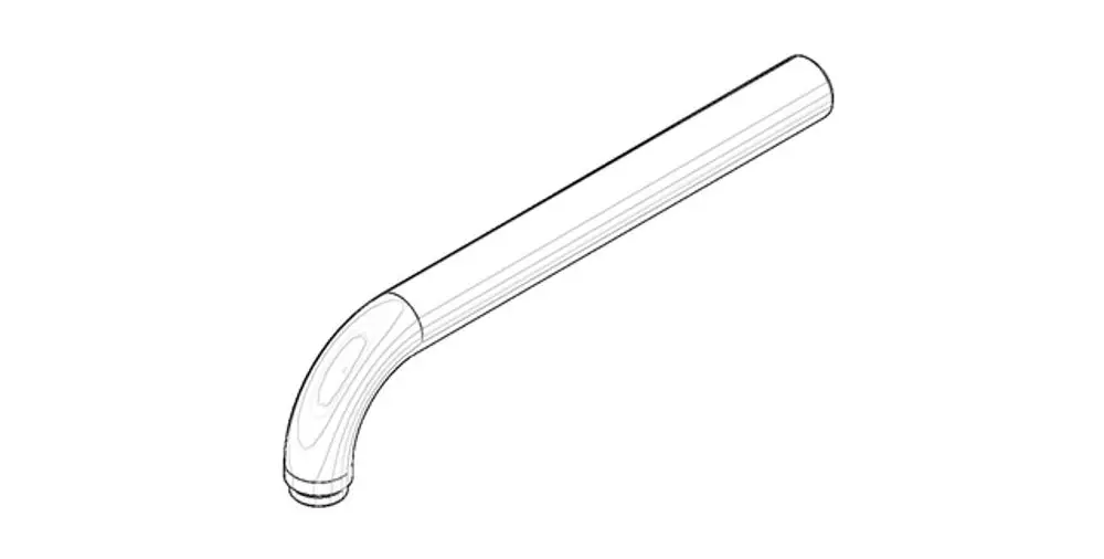 DORNBRACHT Auslauf ERSATZTEILE 04282211610 200 mm Platin gebürstet, 04282211610-06 Galeriebild 1